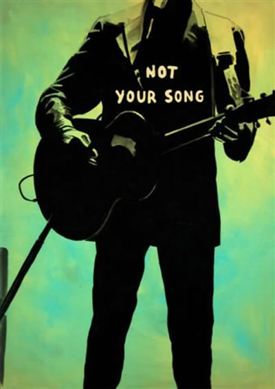 Andreas Leikauf, 2008, not your song, 140 x 100 cm, acrylic on canvas
