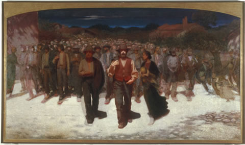 The Living Torrent, 1895-6 Giuseppe Pellizza da Volpedo (1868-1907)