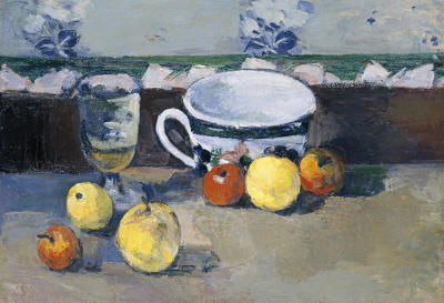 Paul Cézanne Tasse, Glas und Früchte II