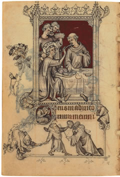 Stundenbuch der Jeanne d’Évreux, gemalt von Jean Pucelle