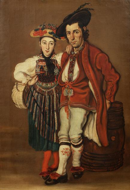 Joseph Reinhart (1749–1829) Trachtenbild Kanton Zug, 1794 Öl auf Leinwand © Bernisches Historisches Museum 