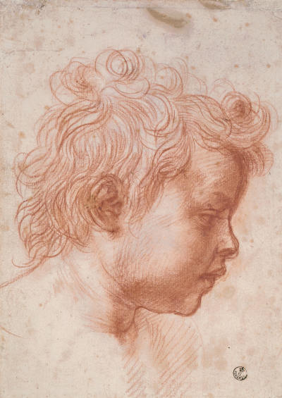 Andrea del Sarto | Kopfstudie eines Kindes, 1526/27 GABINETTO DISEGNI E STAMPE DEGLI UFFIZI, FLORENZ