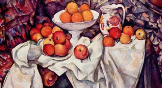 Cezanne Paul - Cezanne, Impressionismus 1839 - 1906. Äpfel und Orangen. Musée du Louvre, Paris Motivformat: 48,6 x 61,5 cm (HxB). Bildmatertial: reisserbilder.at