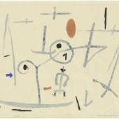 Paul Klee eins der schönsten Gleichnisse, 1933, 61 Aquarell auf Papier auf Karton 48,5 x 62,2 cm Zentrum Paul Klee, Bern, Museumsstiftung für Kunst der Burgergemeinde Bern