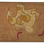 Paul Klee Fama, 1939, 502 Ölfarbe auf Leinwand; originale Rahmenleisten 90 x 120 cm Zentrum Paul Klee, Bern
