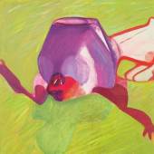 Maria Lassnig Gefallenes Mädchen 1962/1963  Öl auf Leinwand 120 x 100 cm