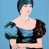 Andy Warhol, Portrait of Princess Diana, 1982 Estimate £1,200,000 - 1,800,000 ‡  Sold for £2,407,500