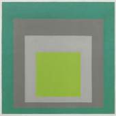 Josef Albers (1888 - 1976) Homage to the Square "Spring In", 60 x 60 cm, erzielter Preis € 220.300 Fotonachweis: Dorotheum