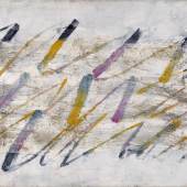 Jean Fautrier, Lignes colorées, 54 x 81 cm, erzielter Preis € 195.500 Fotonachweis: Dorotheum