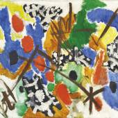 Ernst Wilhelm Nay (1902 - 1968) Einklang, 1953, Öl auf Leinwand, 100 x 120 cm, Schätzwert € 200.000 - 300.000, Auktion  27. November 2018