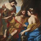 Massimo Stanzione (um 1585 - um 1656), Lot und seine Töchter, Öl auf Leinwand, 166,5 x 130,5 cm Schätzwert € 200.000 - 300.000, Auktion Alte Meister 9. Juni 2020