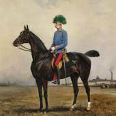 Julius von Blaas (1845–1923) Kaiser Franz Joseph I. zu Pferd Schätzwert € 25.000 – 35.000 