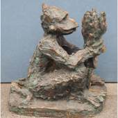 J.Immendorff  (1935-2007) Alter Ego, Maleraffe ,Bronze, signiert & datiert 