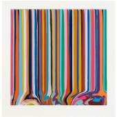 Ian Davenport - Duplex Etching Grey 2014/Ed. of 30  Etching on paper 116 x 112,5 cm