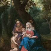 Adriaen van Stalbemt, 'Die Heilige Familie mit dem Johannesknaben'