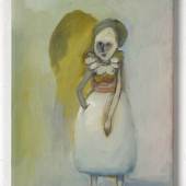 Heike Lydia Grüß (1961 ) Kleine Frau  Acryl auf Leinwand Abmessungen in cm: 20.0/18.0/0.0 (H/B/T) Preis: 650 € 