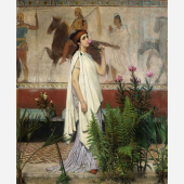 Daphne Alazraki (stand 362), Sir Lawrence Alma-Tadema (Dronrijp 1836-1912 Wiesbaden)  A Greek woman