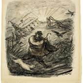 Alfred Kubin, Der wüste Garten, 1942, Feder, Tusche, aquarelliert, auf Papier, MdM Salzburg (c) VBK, Wien, 2009