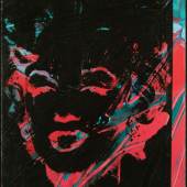 Andy Warhol  Marilyn Reversal  1979 Acrylic and silkscreen ink on canvas 45,5 x 38 cm | 17.9 x 15 in