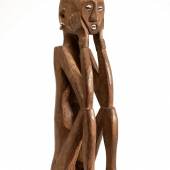 Anito (Ahnenfigur), Insel Luzon (Philippinen), vor 1878, Holz, Kaurischnecken, Coixsamen, 59 x 11 x 19 cm, Provenienz: H. Rothdauscher, Inv.-Nr. 93-89 © Museum Fünf Kontinente, Foto: Nicolai Kästner