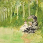 Berthe Morisot, Walk in the Woods, 1876