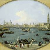 Giovanni Antonio Canal, gen. Canaletto (1697-1768): Ansicht des Markusbeckens in Venedig, 1735, Städel Museum, Frankfurt am Main 