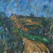  Paul Cézanne, La Route tournante en haut du chemin des Lauves, 1906 Öl auf Leinwand, 65 x 81 cm Fondation Beyeler, Riehen/Basel, Sammlung Beyeler Foto: Robert Bayer 