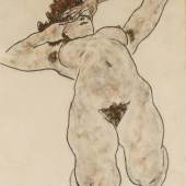 Egon Schiele, Akt (Nude), 1917 (est. £180,000-250,000)