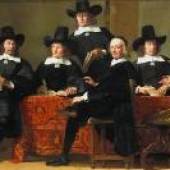 Ferdinand Bol | »Die Vorsteher der
Amsterdamer Weinhändlergilde«,
1659. Bayerische Staatsgemälde-
sammlungen, Alte Pinakothek
