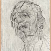 Frank Auerbach, Self Portrait, 2024, graphite on paper, 78 × 57 cm. Courtesy: Frankie Rossi Art Projects, London