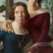 Josefine Jacobine Bloem und Friderike Luisa Bloem Betty (1841) by Johann Richard Seel. Oil on canvas; 108 x 87 cm.  Courtesy of Gallery 19C.