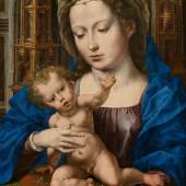  JAN GOSSAERT Maria mit Kind. Um 1530. Öl auf Holz. 44,5x34 cm. CHF 1,8 / 2,2 Millionen Auktion 28. März 2014 