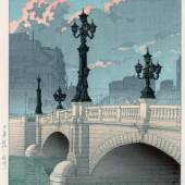 Hasui: Nihonbashi-Brücke in Tokio 