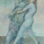  Dorothea Tanning, Blauer Walzer, 1954  Öl auf Leinwand, 130 x 97 cm Collection Hersaint © 2025 ProLitteris, Zürich Foto: Peter Schälchli, Zürich 