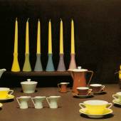 Lilien-Porzellan Daisy im Dekor Melange und Espressobraun, Werbung 1966  © René Edenhofer