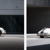 The 1956 Porsche 356 A 1600 S Speedster photographed at the Porsche Experience Center Atlanta (Credit – Matthew Jones © 2018 Courtesy of RM Sotheby’s).  