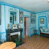 Der kleine blaue Salon im Haus von Claude Monet in Giverny © Fondation Claude Monet, Giverny