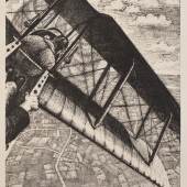 GALLERIES/Abbott and Holder, Christopher Richard Wynne Nevinson (1889-1946)  Banking at 4000 Feet, 1917  Lithograph  406 × 305 mm. (16 × 12 in.)