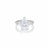 Impressive Light Blue Diamond Ring, approximately 3.07 carats Estimate: $200,000 -300,000