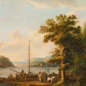 Jakob Philipp Hackert (1737 – 1807) Schwedische Flusslandschaft | Öl auf Leinwand | 112 x 150 cm Taxe: € 20.000 – 30.000