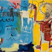 Jean-Michel Basquiat, Untitled (ELMAR), 1982. Estimate $40,000,000 - 60,000,000   Sold for $46,479,000