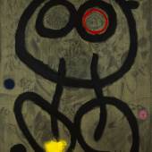 Joan Miró (1893-1983): Autoportrait (Selbstportrait), um 1960, Successió Miró, Palma de Mallorca 