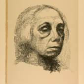 Käthe Kollwitz, Selbstbildnis, 1912, Sammlung Leonie von Rüxleben, Kunsthalle St. Annen, Lübeck