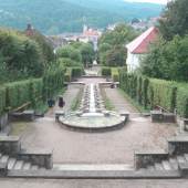 Max Laeuger Villen und Wasserkunstanlage Paradies Baden-Baden, 1922 – 1925  Foto: Badisches Landesmuseum Karlsruhe/ Arthur Mehlstäubler