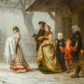 Albert Anker (1831–1910) Die Taufe 1864 Öl auf Leinwand 85,5 x 129 cm Schätzpreis:	1.200.000 - 1.500.000 CHF
