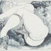 Lot-Nr: 100 Aigner, Fritz (1930 - 2005) Titel: Zyklus Loving Artist. Wie Picasso, 1970 Schätzpreis: 3000 - 3600,- Euro Rufpreis: 1800,- Euro