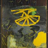 Per Kirkeby, Mellemtid II, 1990, Öl auf Leinwand, 200 x 170 cm, MHK, Neue Galerie