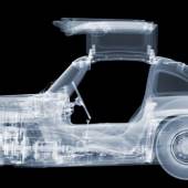 Nick Veasey · 1955 Mercedes 300SL Gull-Wing 2017 · 166 x 60 cm · Edition of 25