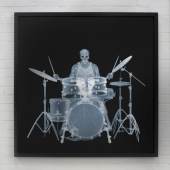 Nick Veasey · Drummin' · 58 x 58 cm · Lenticular · Edition of 25