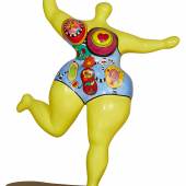 Niki De Saint Phalle  Dawn Jaune  1995 Painted resin 144 x 114 x 57,5 cm | 56.7 x 44.9 x 22.6 in